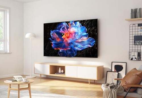 TCL 43V6C-UK 43" 4K Ultra HD, HDR TV, Smart TV Powered by Google TV (Dolby Audio, Voice Control, compatible with Google assistant, Chromecast built-in, 2025 New Model)