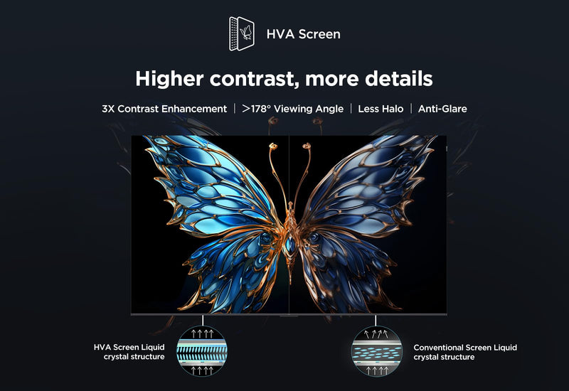 TCL 43V6C-UK 43" 4K Ultra HD, HDR TV, Smart TV Powered by Google TV (Dolby Audio, Voice Control, compatible with Google assistant, Chromecast built-in, 2025 New Model)